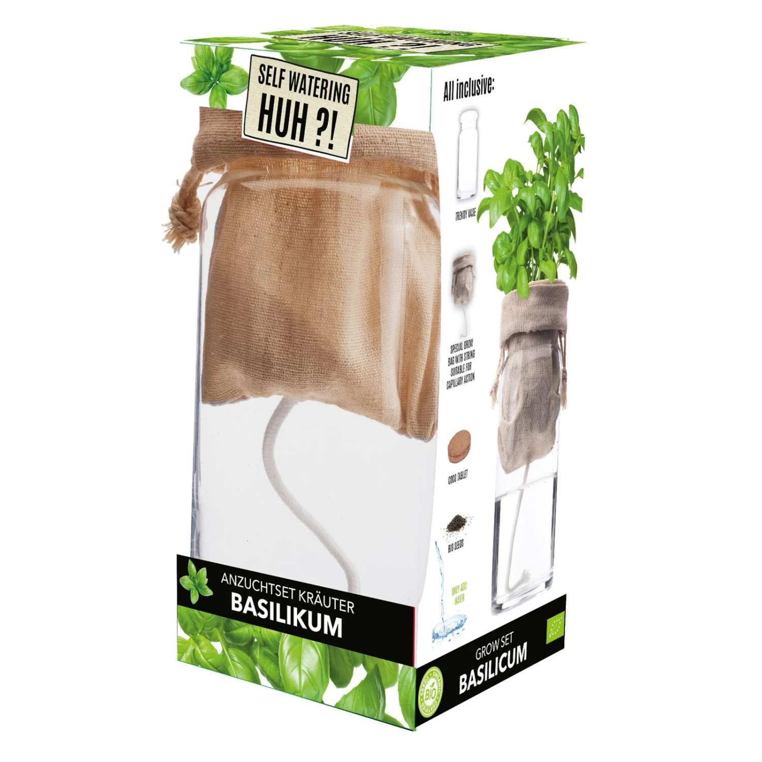 Anzuchtset Huh!?, Basilikum Saatgut – Bild 2