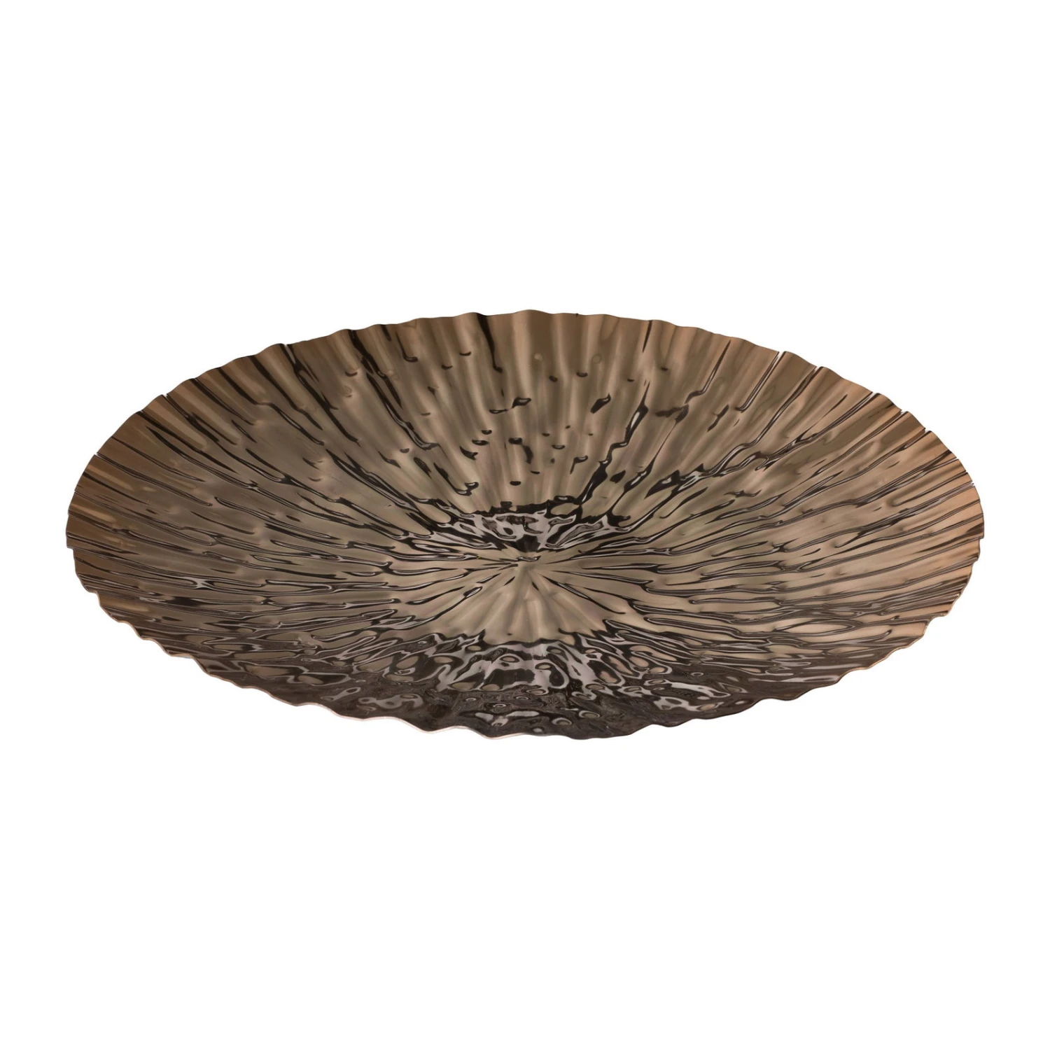 Schale RECO, Rund, Roségold, Metall, Ø 34