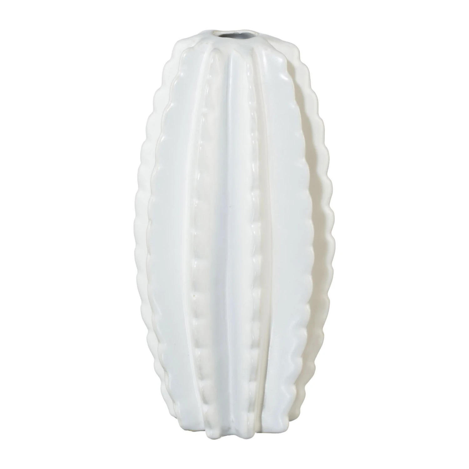 Vase Kaktus, 4er-Set, Keramik, Weiß, 15,5 X 8,5 X 8,5 Cm – Bild 2