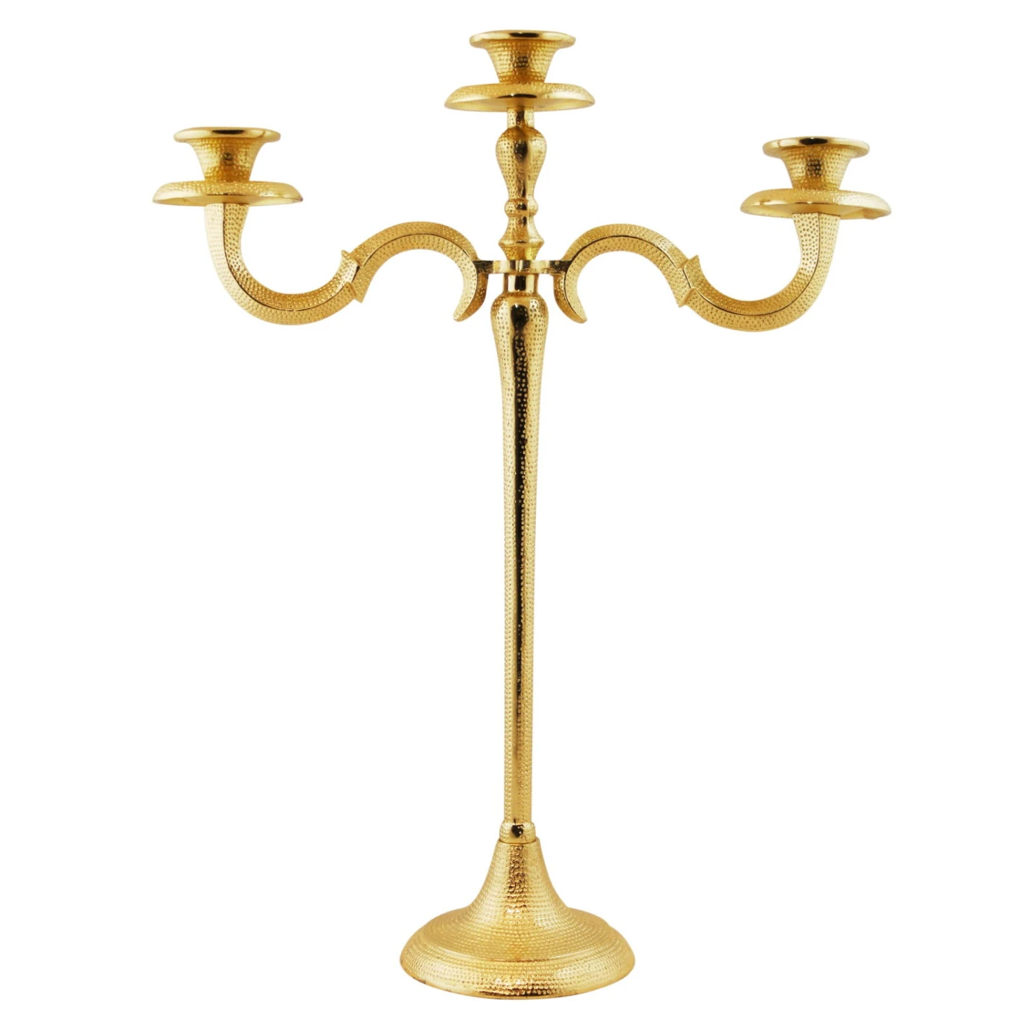 Leuchter, Gold, H 60 Cm