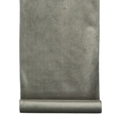 2er-Set Dekostoffrolle, Samt, In Silber, 35 X 180 Cm