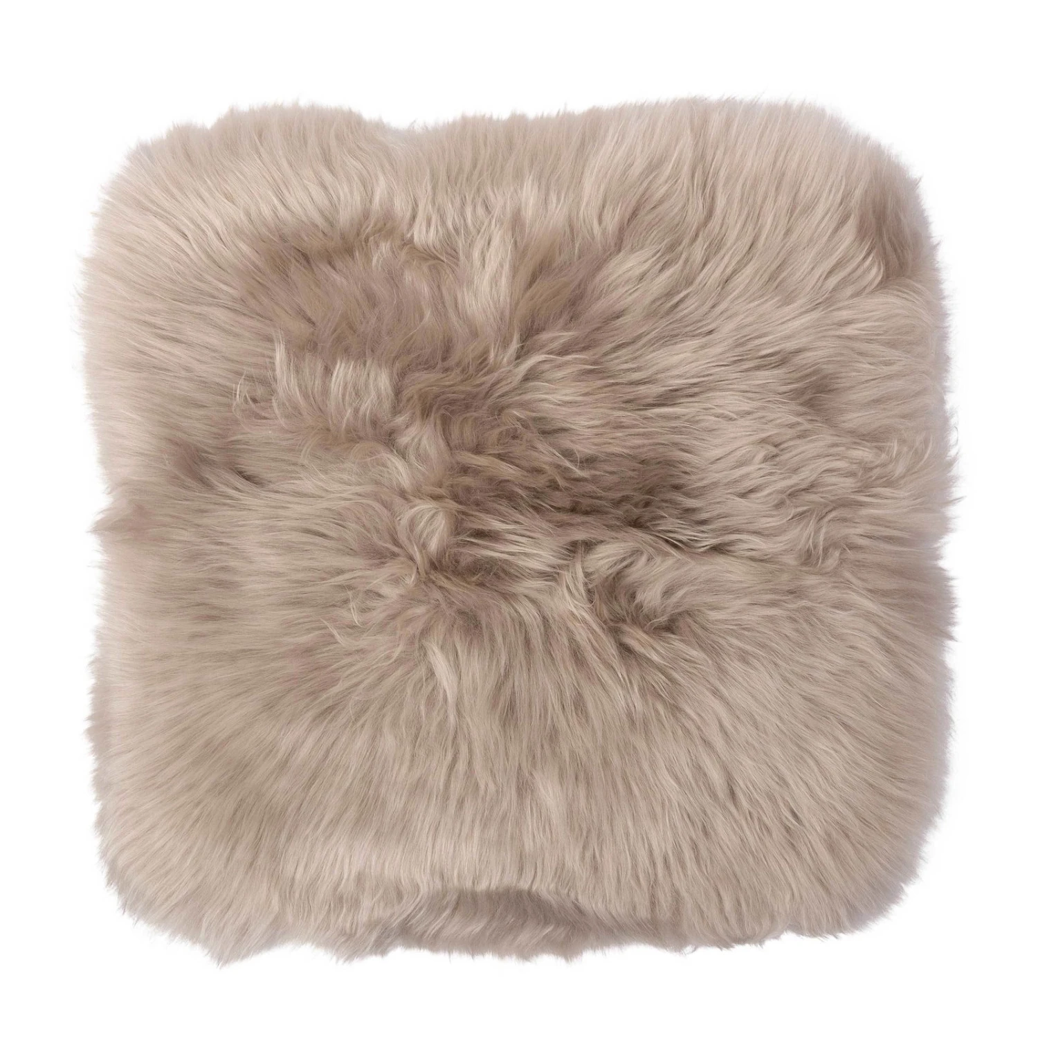 Schaffell-Kissenhülle Platingrau Aus 100% Naturfell, 40x40cm – Bild 2