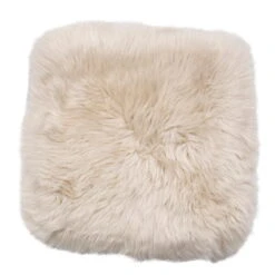 Schaffell-Kissenhülle, Leinen, 40 X 40 Cm, 100 % Naturfell