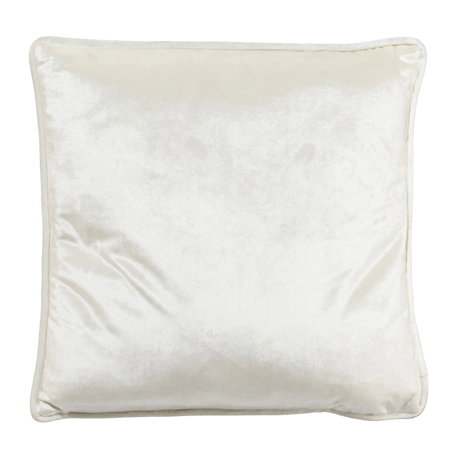 2er-Set Samt-Kissen, In Creme, 45 X 45 Cm