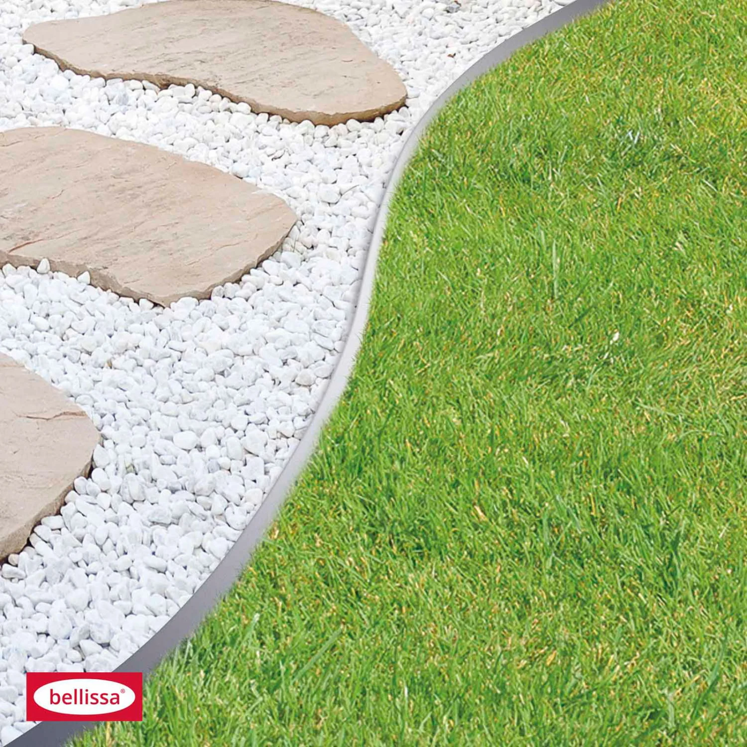 Rasenkante, Silber, Stahl, 118 X 19,5 Cm – Bild 6