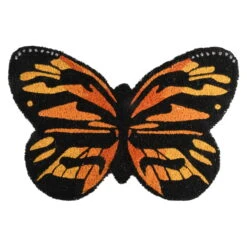Türmatte 'Schmetterling', Orange, Ca. 2 X 40 X 60 Cm