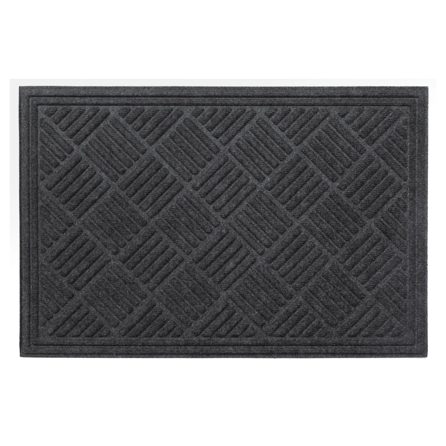 Fussmatte 'Parquet', Dunkelgrau – Bild 2