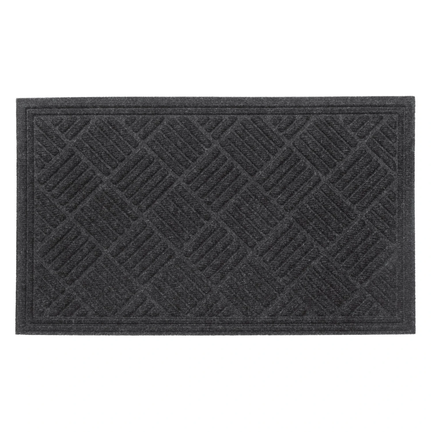 Fussmatte 'Parquet', Dunkelgrau