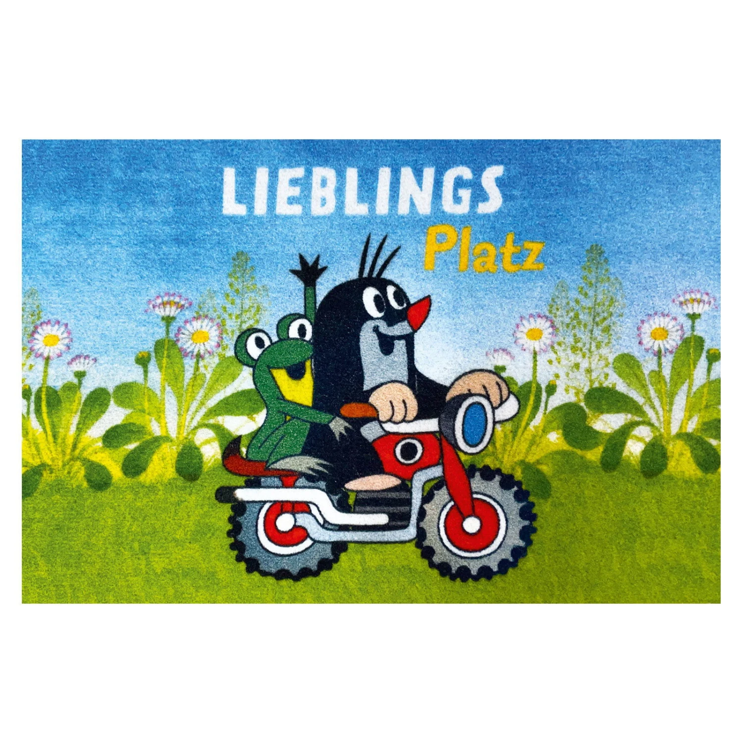 Fußmatte 'Der Kleine Maulwurf. Lieblingsplatz', 40 X 60 Cm