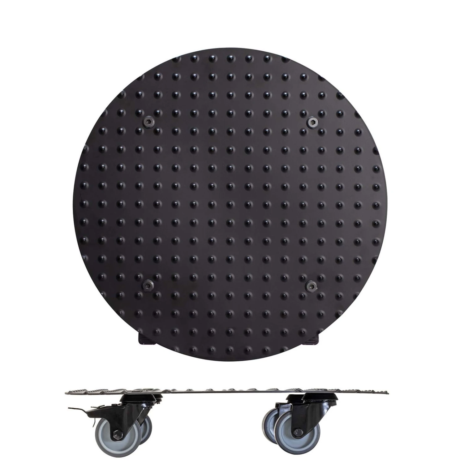 Pflanzenroller 'Alaska', Tragkraft 150 Kg, Anthrazit, Alu, 7 X 38 X 38 Cm – Bild 4