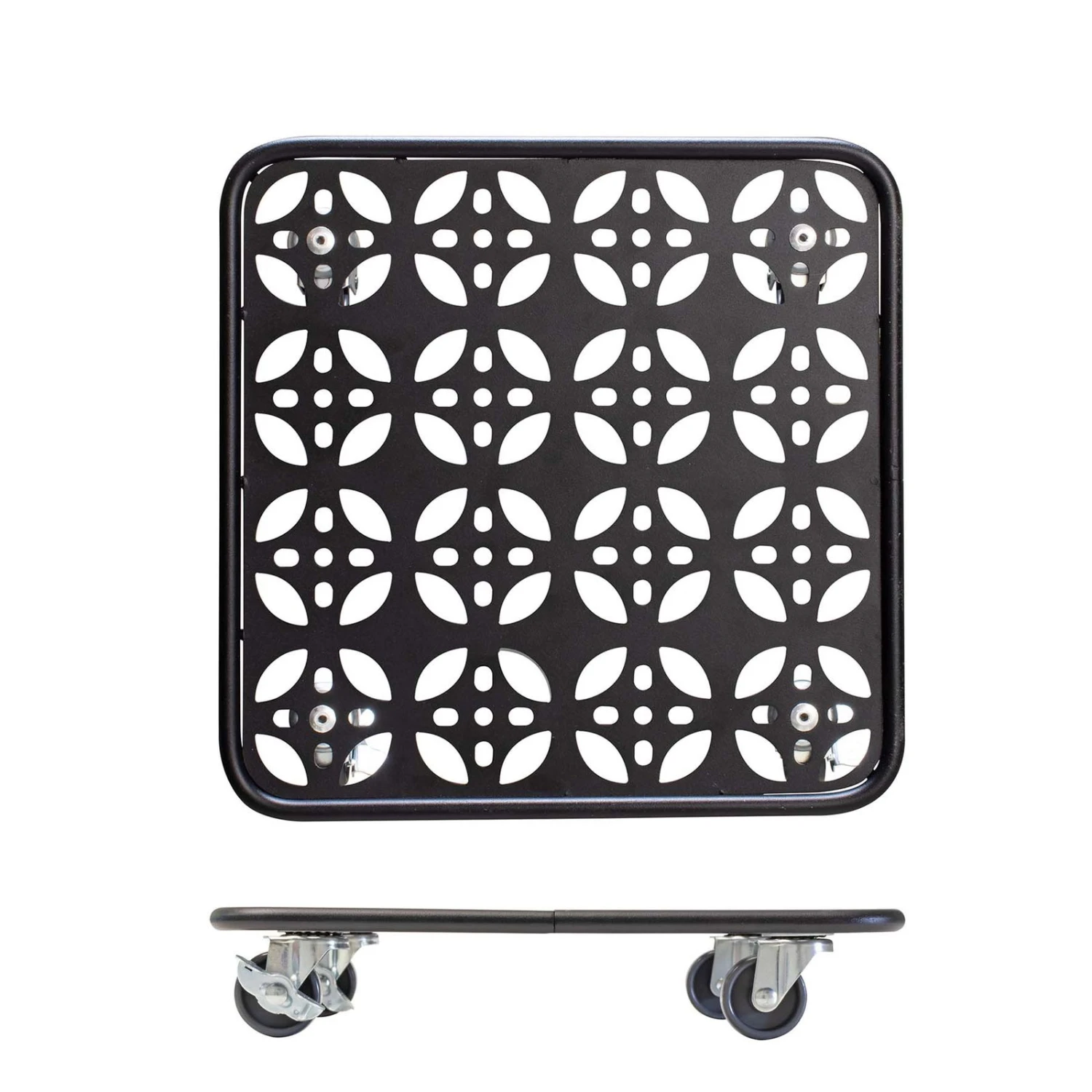 Pflanzenroller GH0936/0937, Tragkraft 80 Kg, Schwarz, Ø 30 Cm – Bild 4