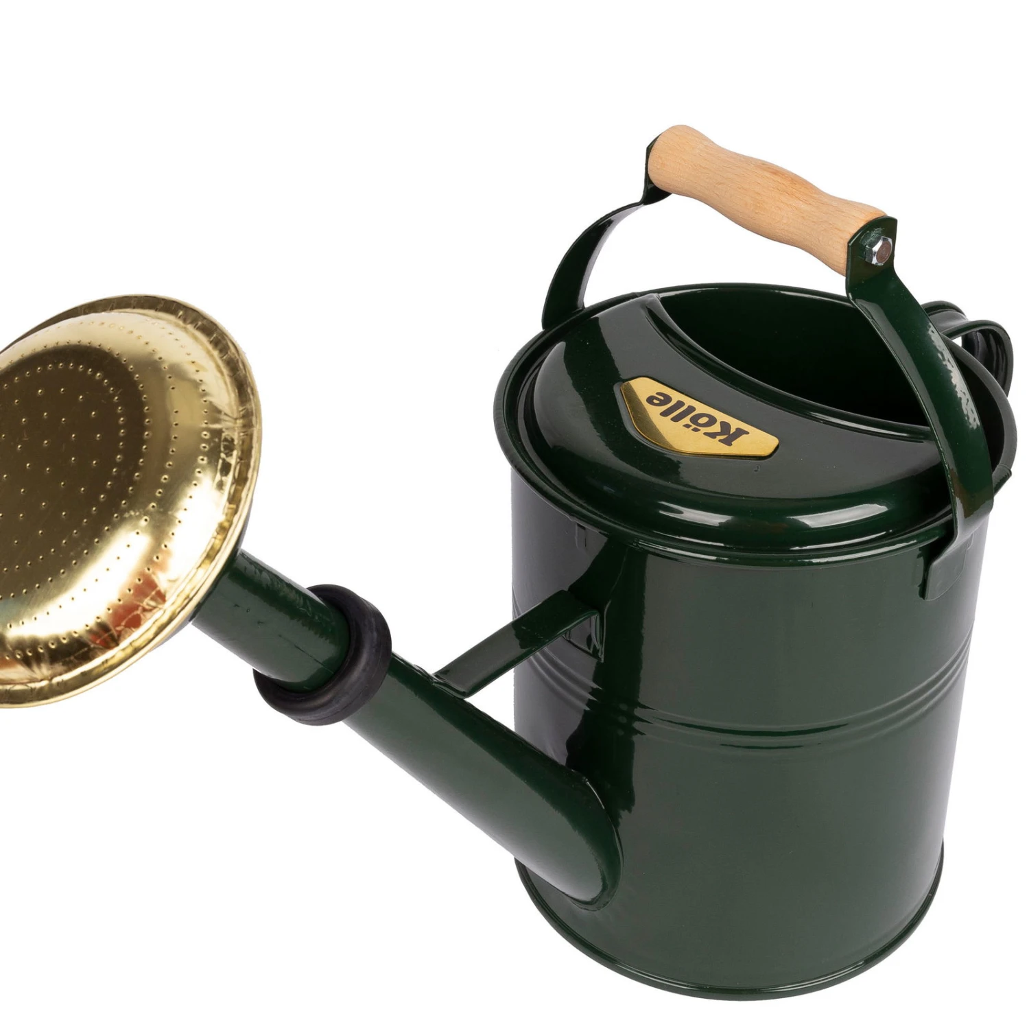 Zinkgießkanne Mit Kurzem Griff, Dunkelgrün, 5 Liter – Bild 3