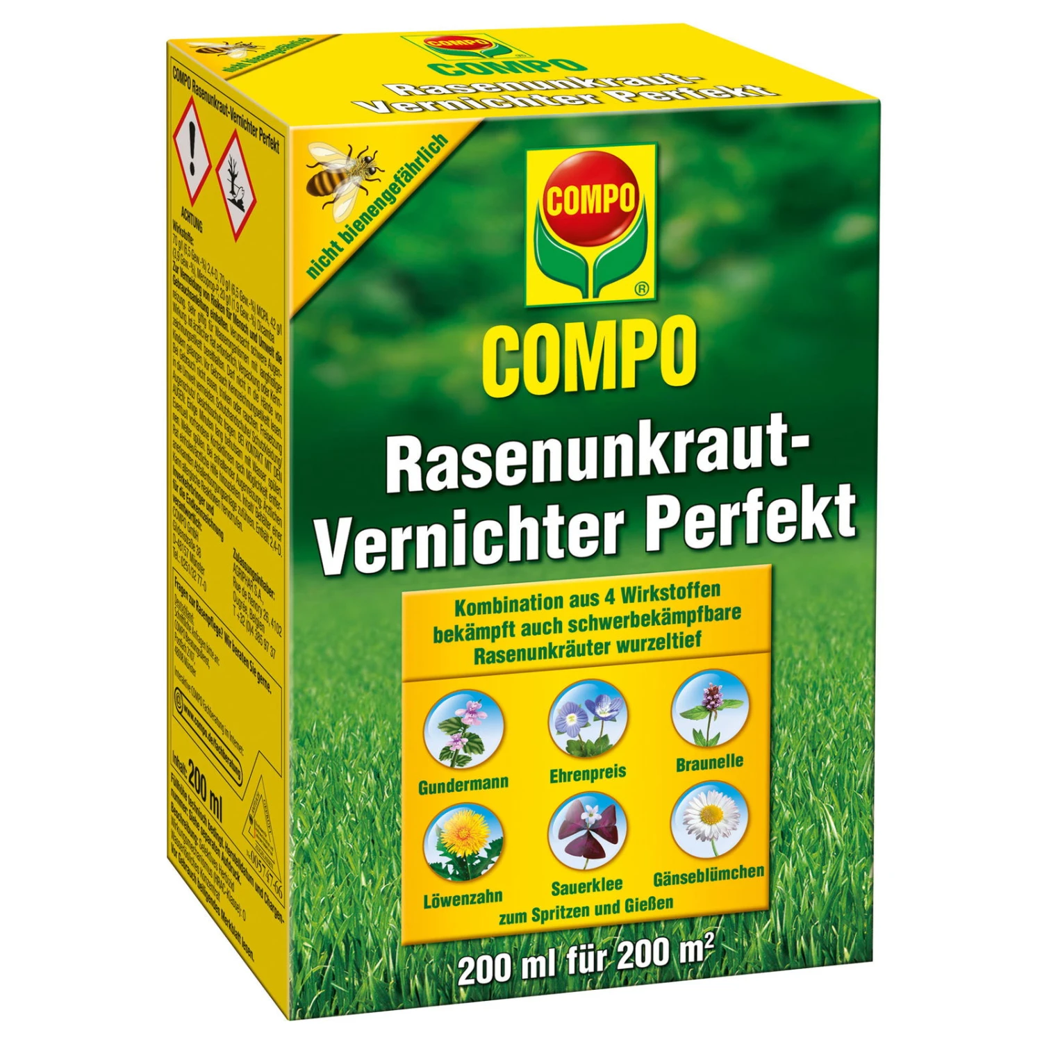 Compo Rasenunkraut-Vernichter Perfekt, 200 Ml