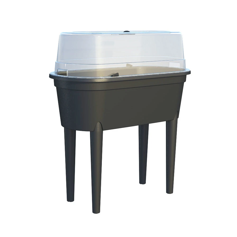 Hochbeet Mit Deckel, Anthrazit, L80 X B40 X H83 Cm – Bild 2