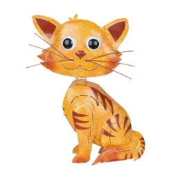 Kölle Gartenfigur Katze Leo, Orange, 41 X 30 X 11 Cm