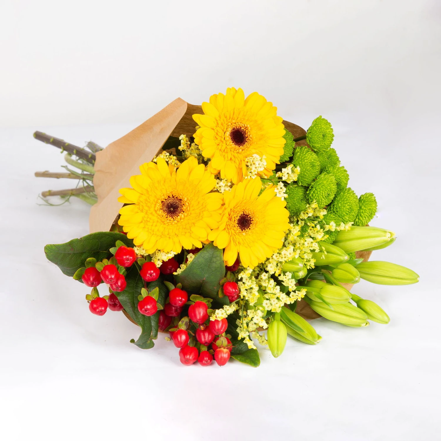 Gemischter Blumenbund 'Sonnentag' Inkl. Gratis Grußkarte – Bild 2