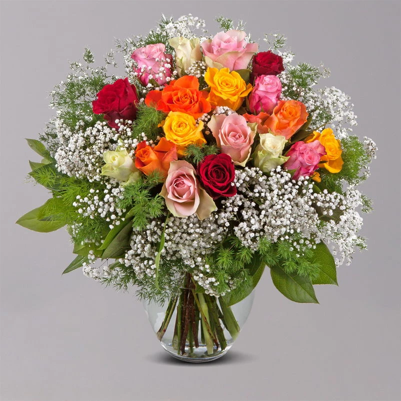 Blumenstrauß 'Liebesbotschaft' Inkl. Gratis Grußkarte – Bild 2