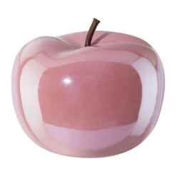 Dekoapfel PEARL, Keramik, Pink, 22 X 18 Cm