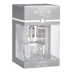Maison Berger Paris Duftlampe + Raumduft 250 Ml, Geschenkset "ICE CUBE KLAR"