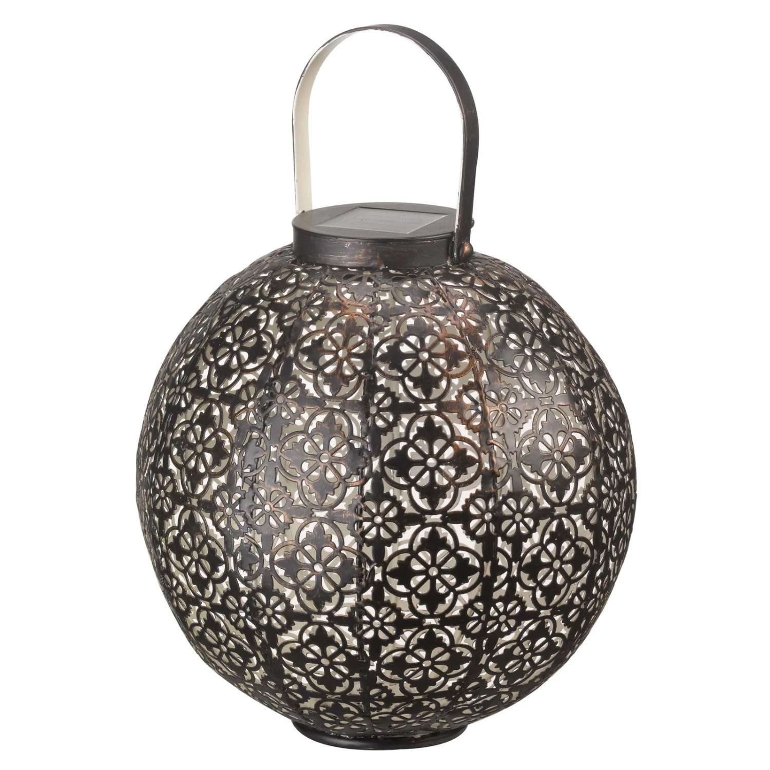 Solarlaterne "Damast", Kupfer, 23 X 22cm – Bild 2