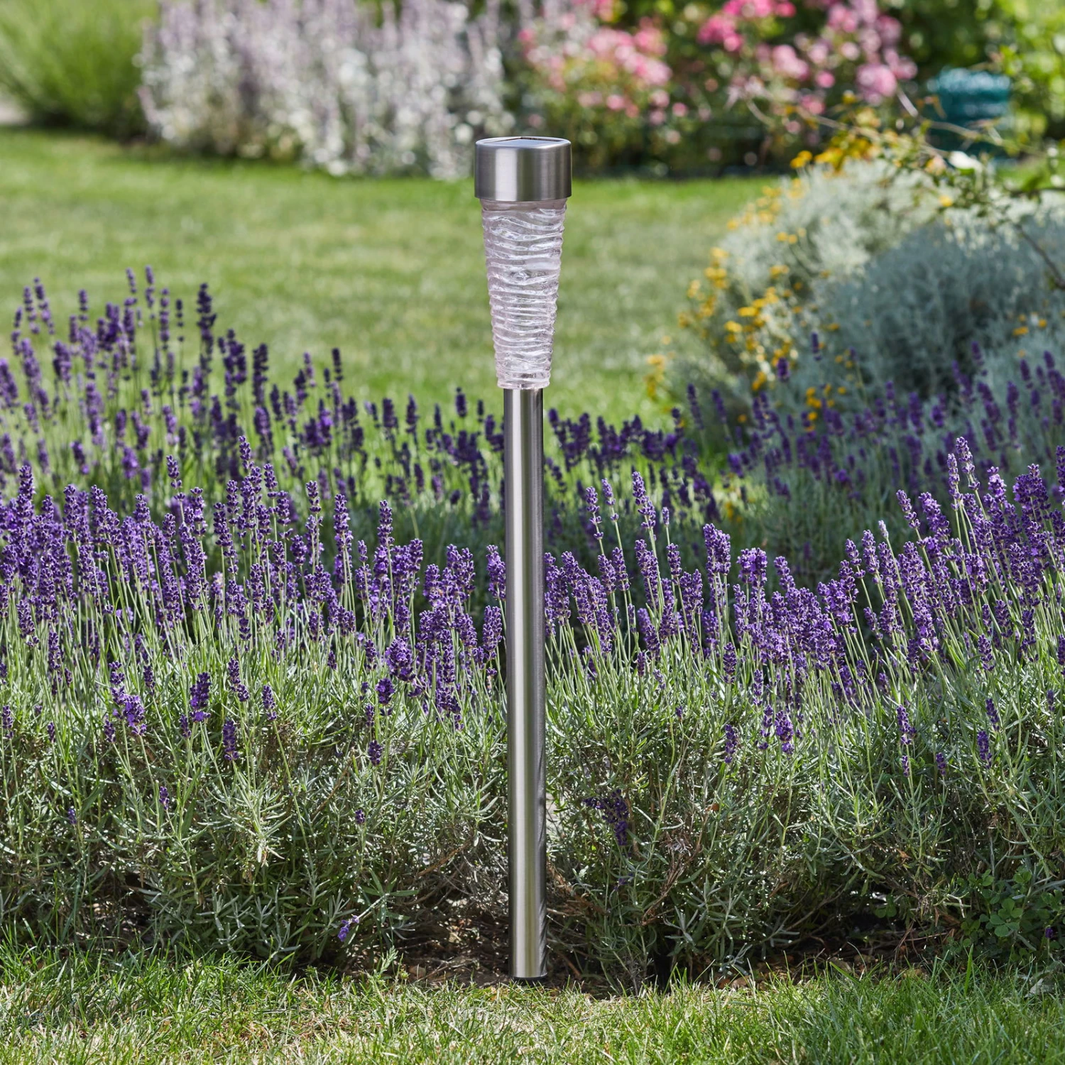 Rundumsolarleuchte, Grau, 10 Lumen, 79,5 X 7,5 Cm – Bild 2