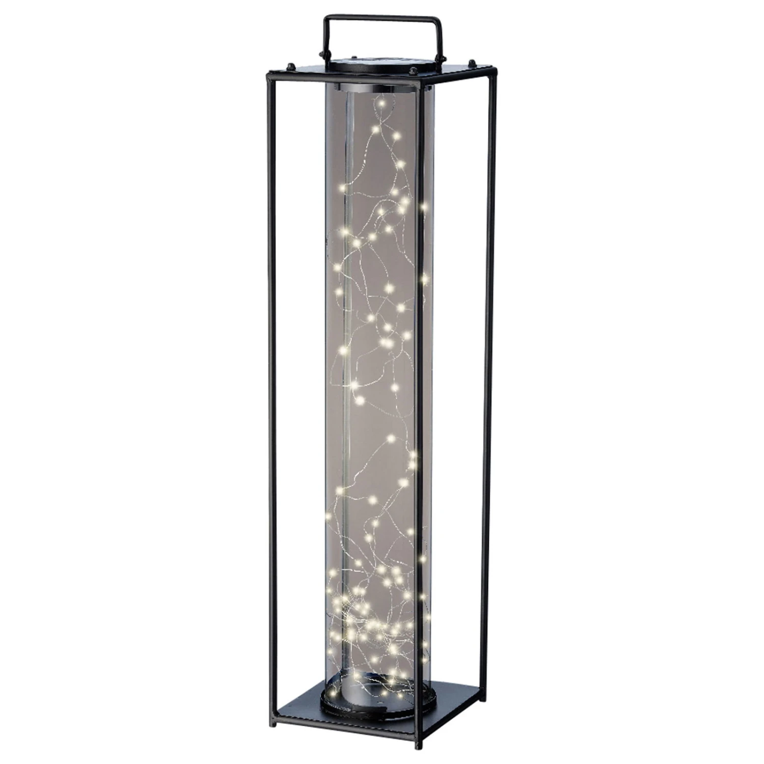 LED-Solarleuchte, Solarglasgefäß, Sockelleuchte – Bild 2