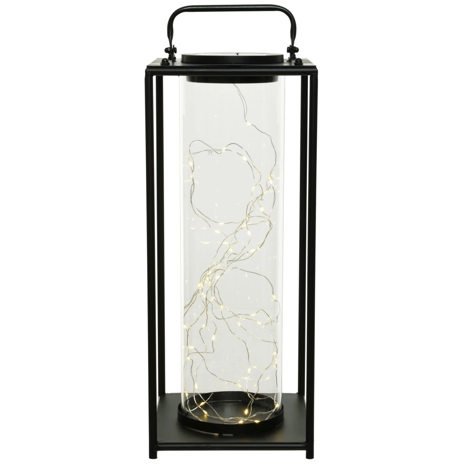 LED-Solarleuchte, Solarglasgefäß, Sockelleuchte