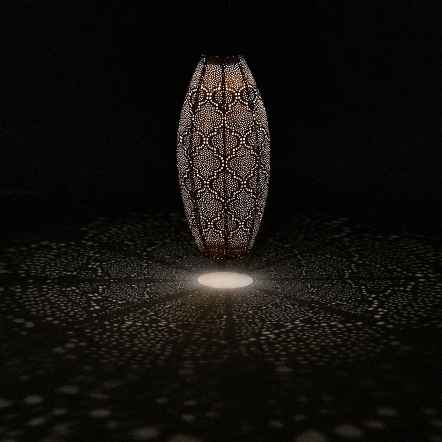 Solarlaterne 'Long Oval 20', Kupfer, Ø 20 X 45 Cm – Bild 3