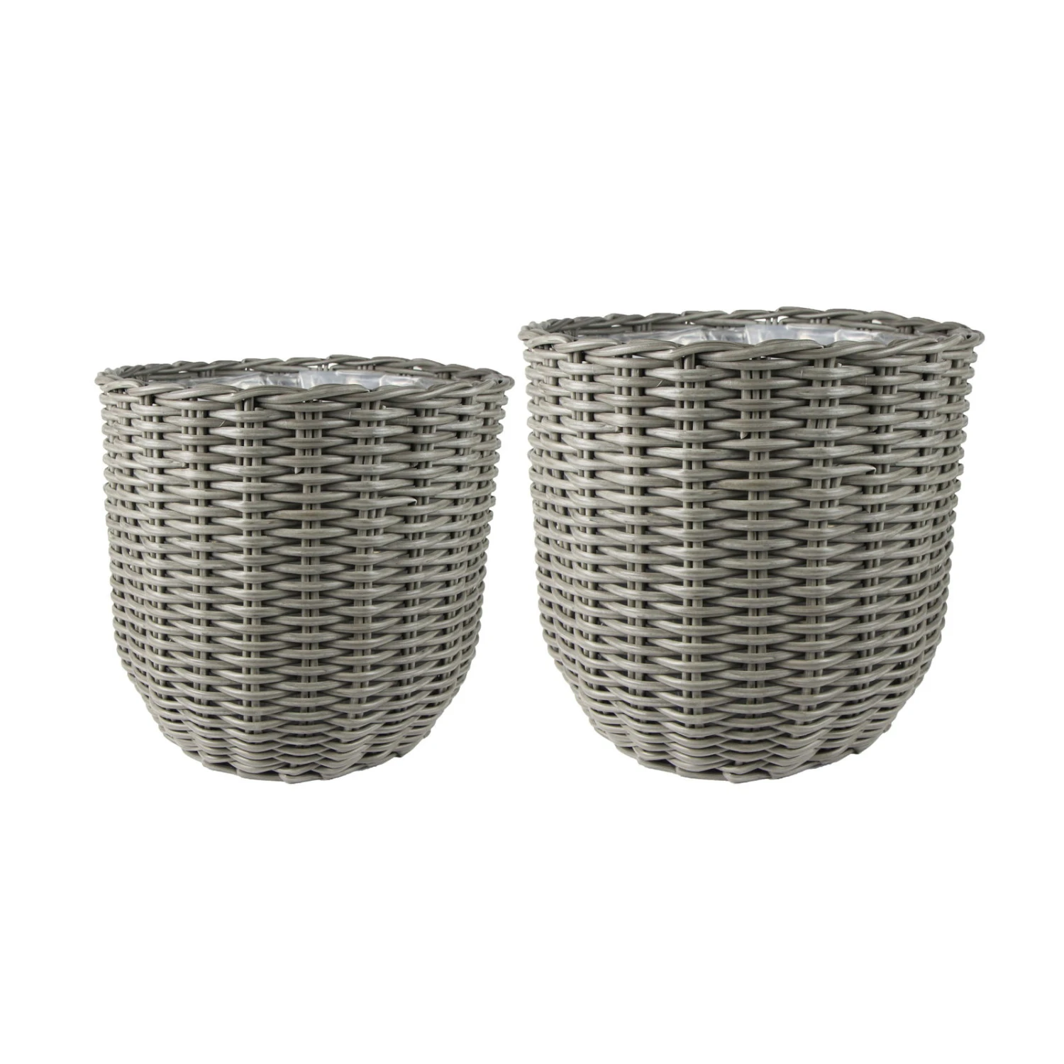 Kölle Pflanzkorb Jente, Grau, D 35 X H 30 Cm – Bild 2