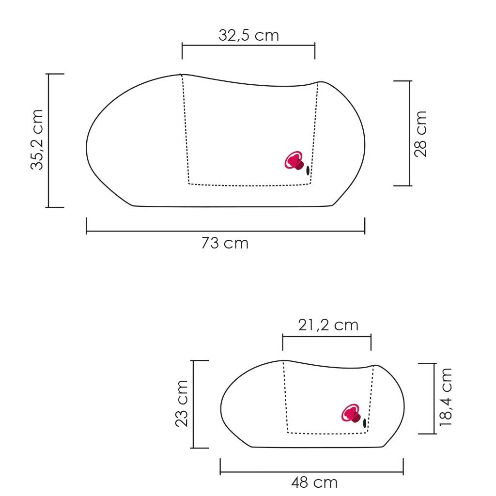 Pflanzstein Flow, Stony Black, L 48 X B 38 X H 23 Cm – Bild 2