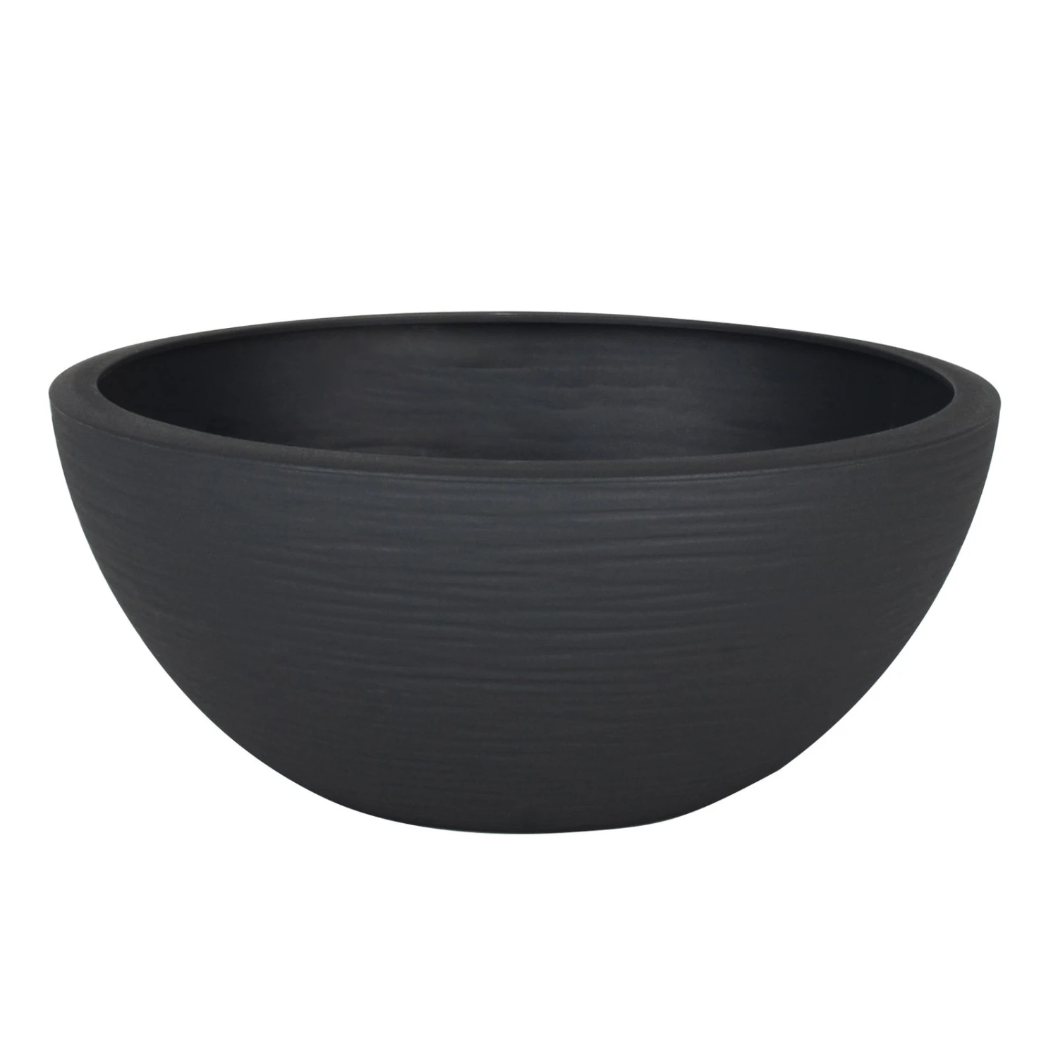 Pflanzschale Graphit Ella, Anthrazit, Ø 24,5 X H 10 Cm