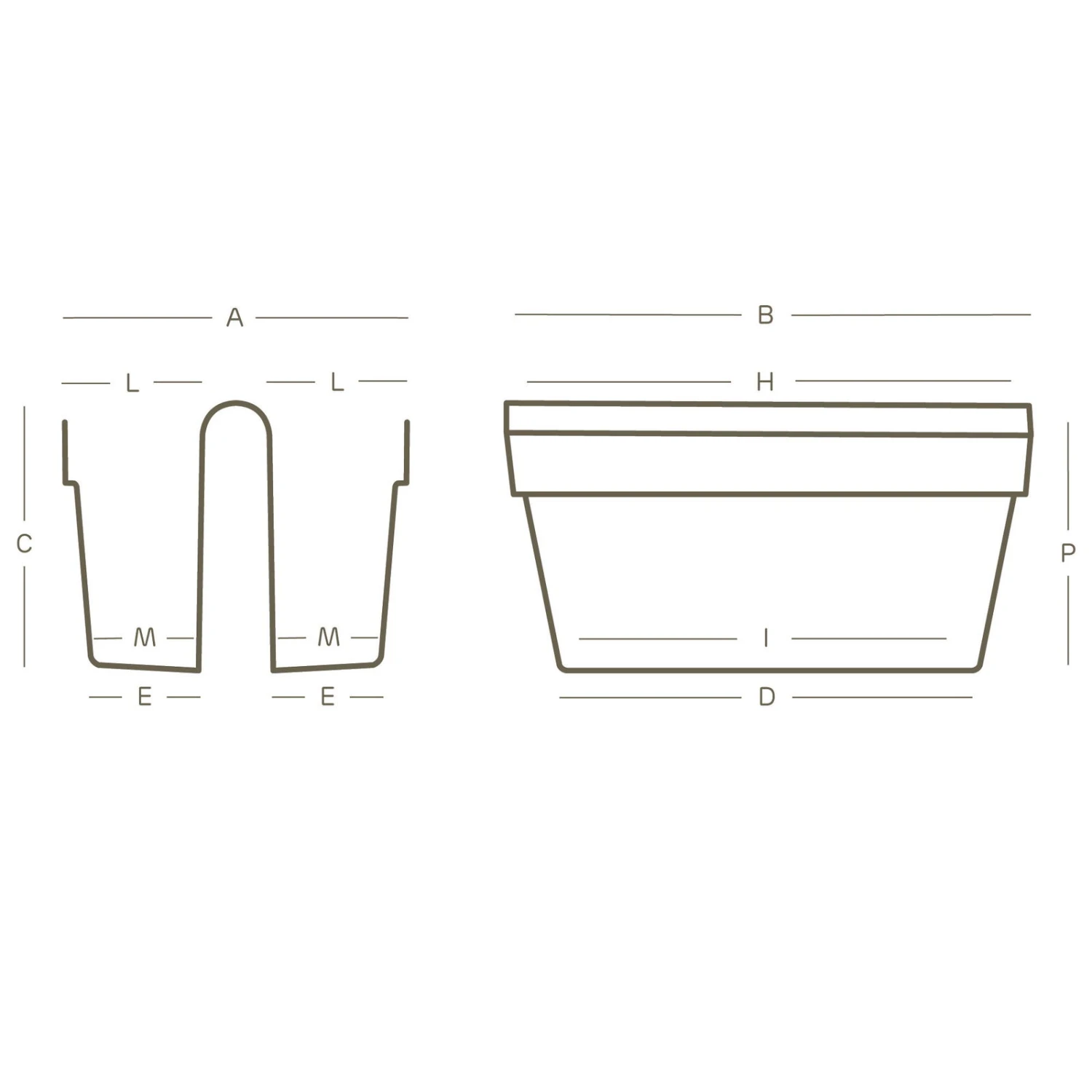 Balkon-Pflanzkasten „Be Up Duo“ In Der Farbe Rosmarin, 50 Cm / 18 Liter – Bild 2