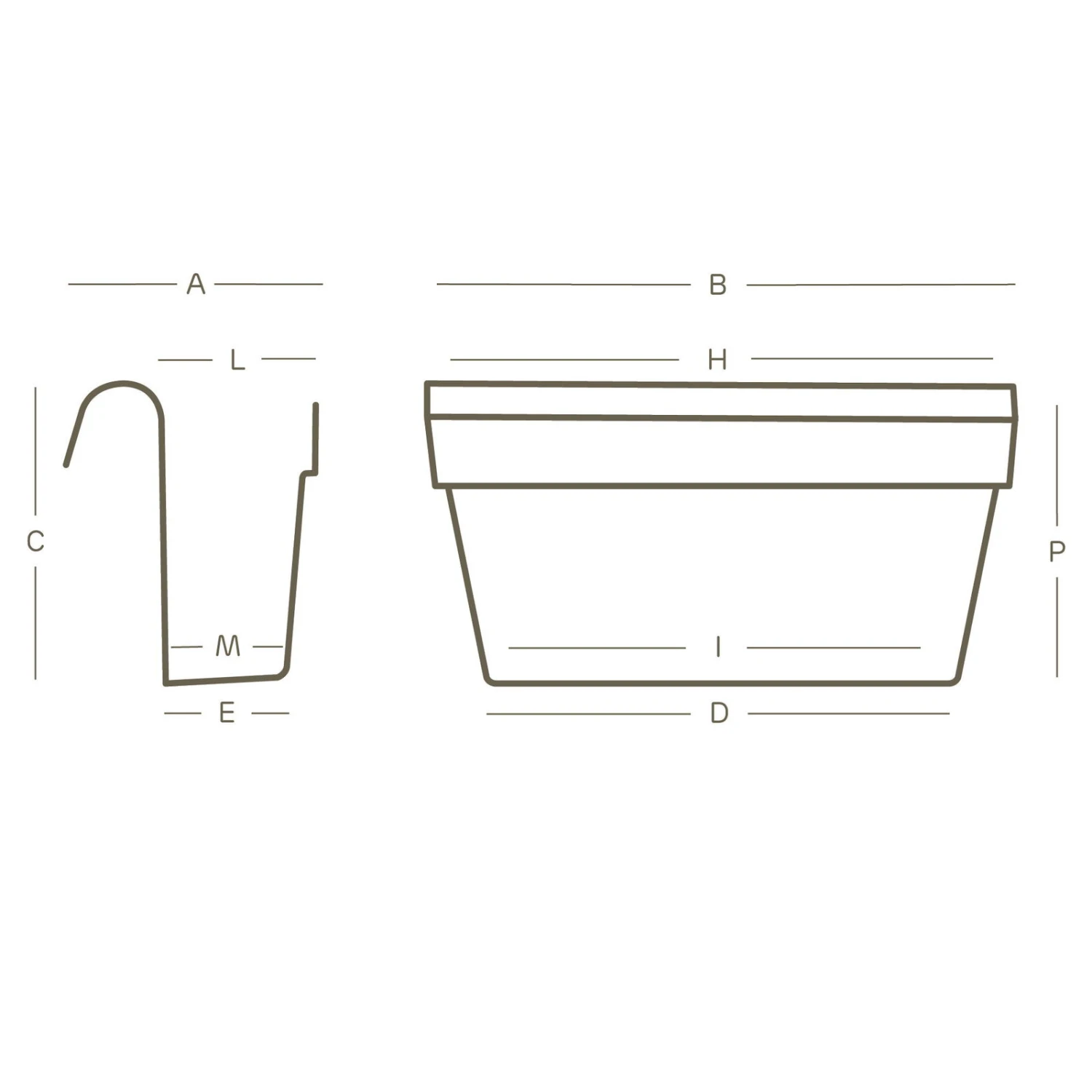 Balkon-Hängekasten UP Cassetta, Rosmarin, 50 Cm, 9 Liter – Bild 2
