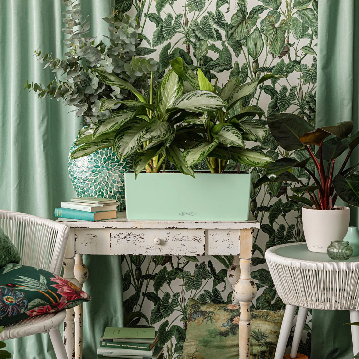 LECHUZA Balkonkasten 'Balconera Color 50', Pastellgrün, 50 X 19 X 19 Cm – Bild 2