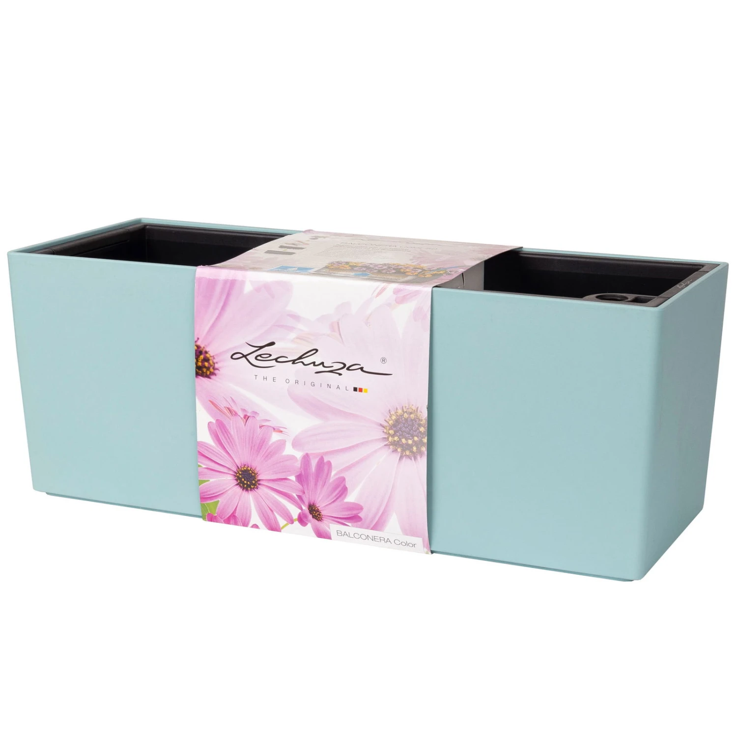 LECHUZA Balkonkasten 'Balconera Color 50', Pastellgrün, 50 X 19 X 19 Cm