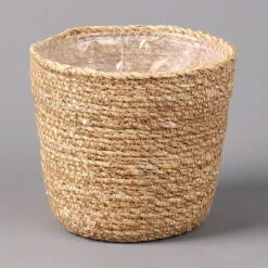 Seegraskorb 'Maki' Mit Folieneinsatz, Natur, 19 Cm Ø, 2er-Set