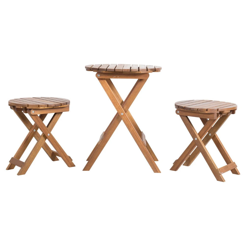 Kölle Hocker 'Moon' Klappbar, Ø Ca. 40 Cm, Aus FSC®-Akazienholz