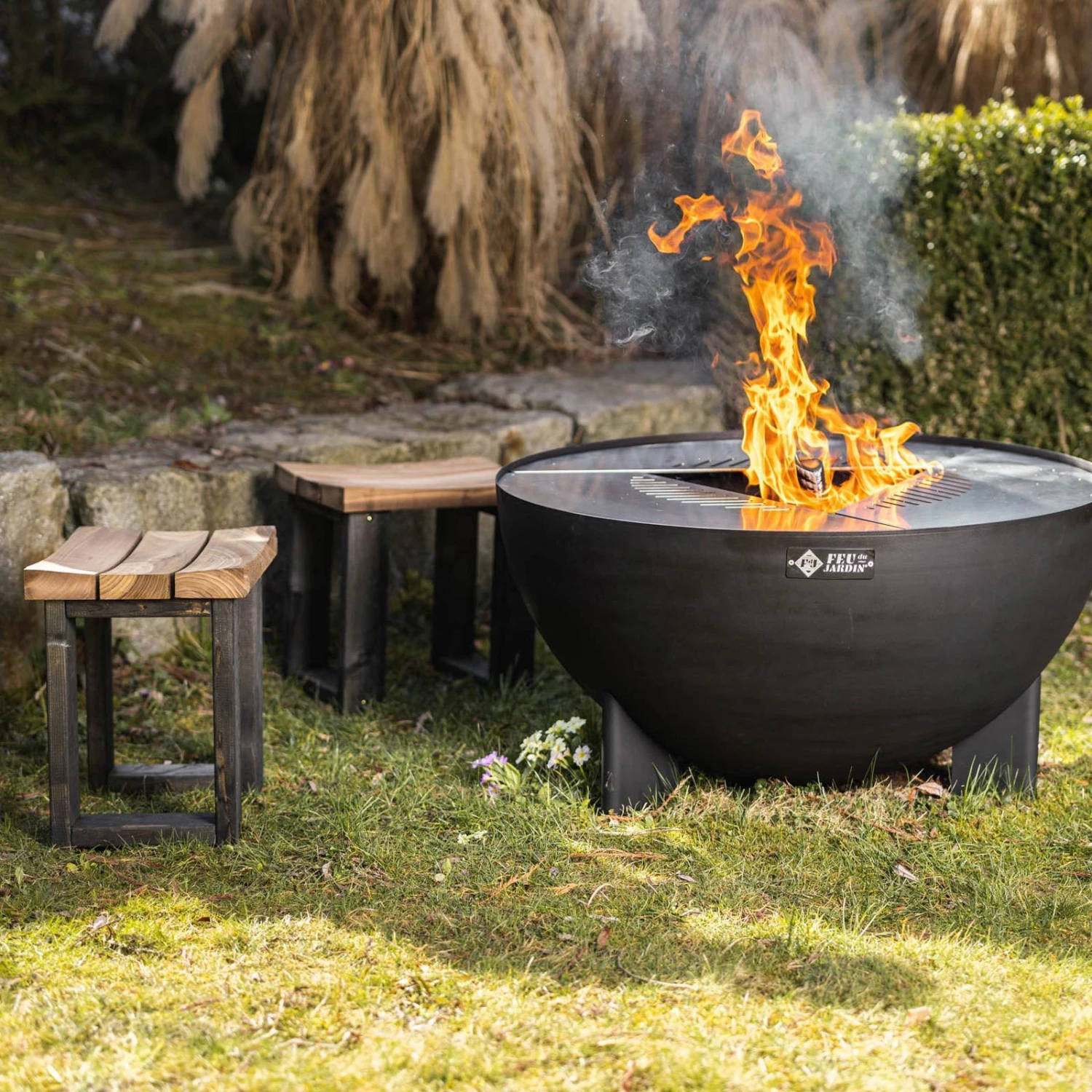 Holzhocker 'Convi', Ca. 44 X 32 X 43 Cm – Bild 4