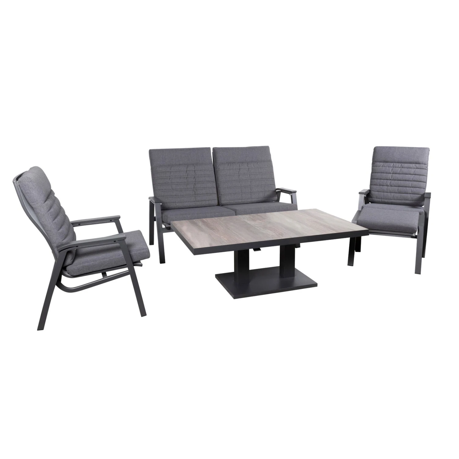 Gartenlounge-Set 'Paris' Inkl. Auflagen, 5-teilig – Bild 2