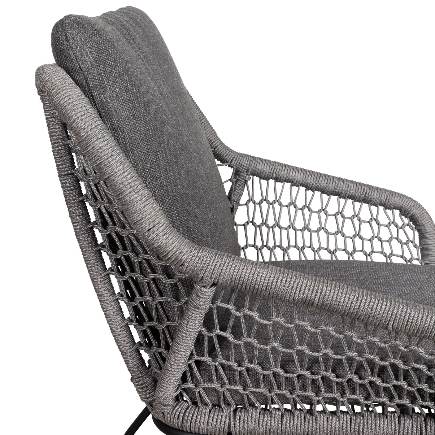 Dining-Sessel 'Portofino' Inkl. Auflage, Anthrazit – Bild 3