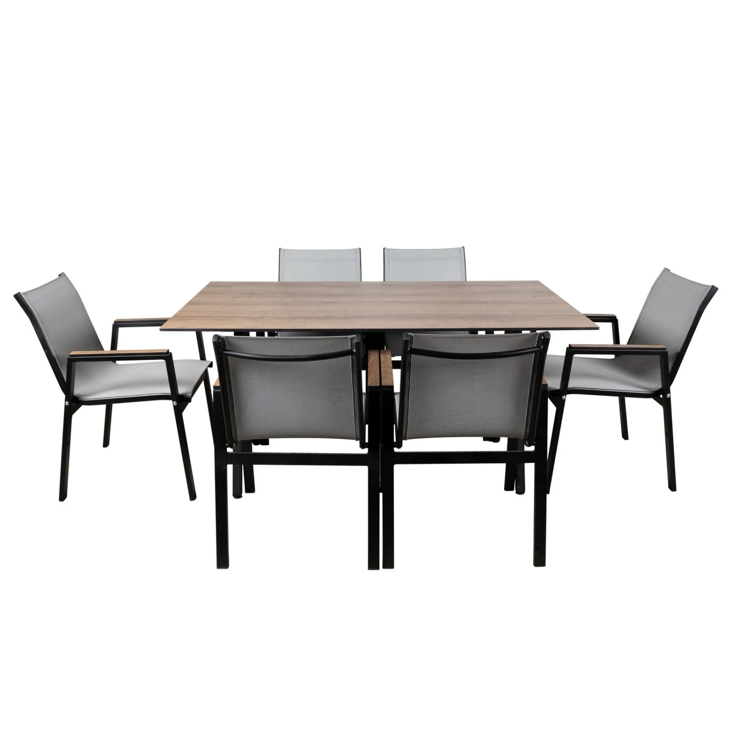 Stapelsessel, Schwarz, Grau, Ca. 86 X 66 X 56 Cm – Bild 6