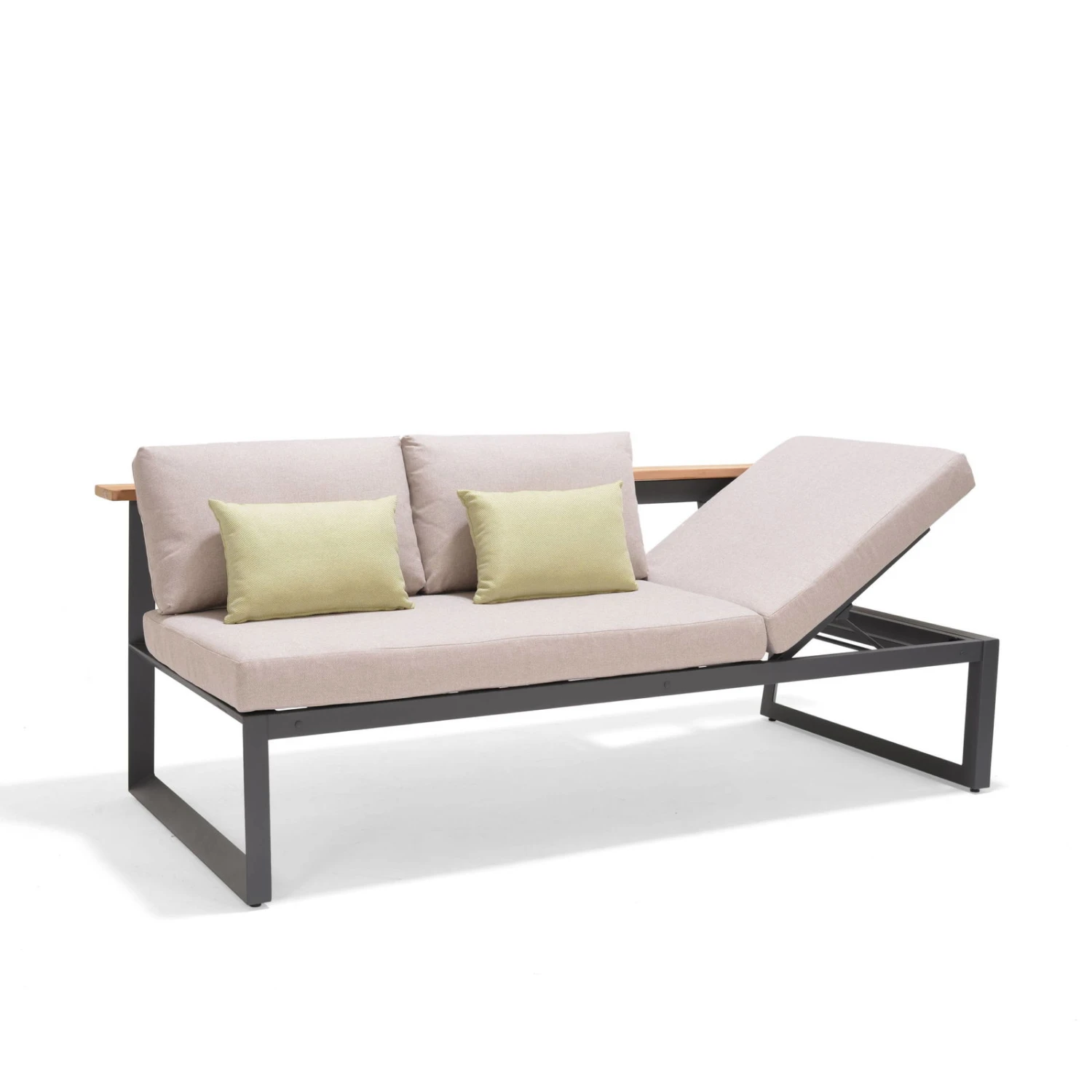 Dining-Bank 'Jimmy', 3-Sitzer, Grau, Ca. 191 X 89 X 75 Cm – Bild 10