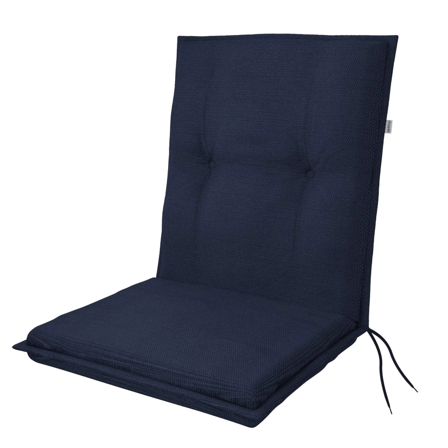 Doppler Niederlehnerauflage '9024', Dunkelblau, Ca. 100 X 48 X 6 Cm – Bild 2