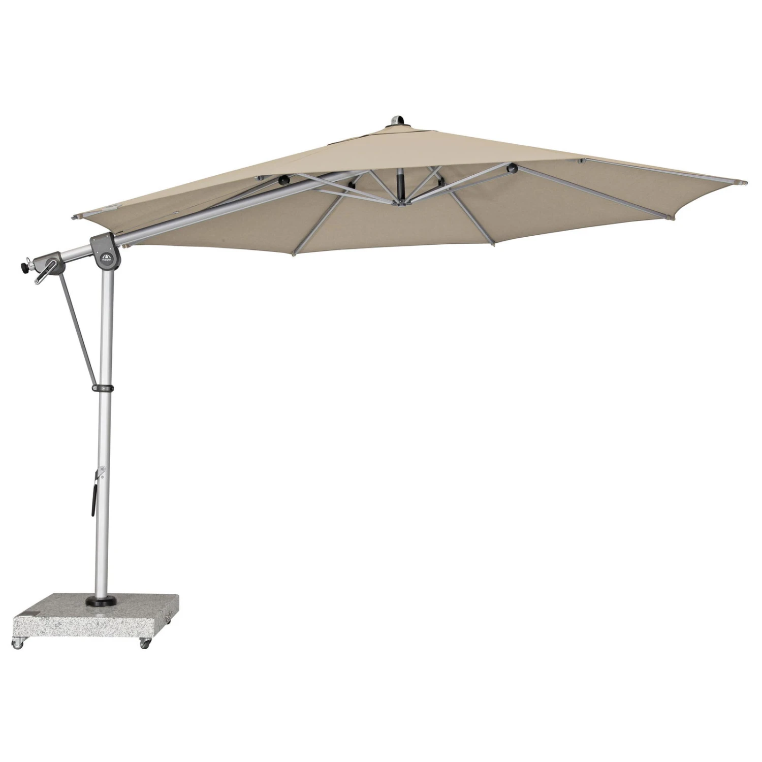 Doppler Pendelschirm 'Expert 350', Ø 350 Cm, Sand – Bild 2