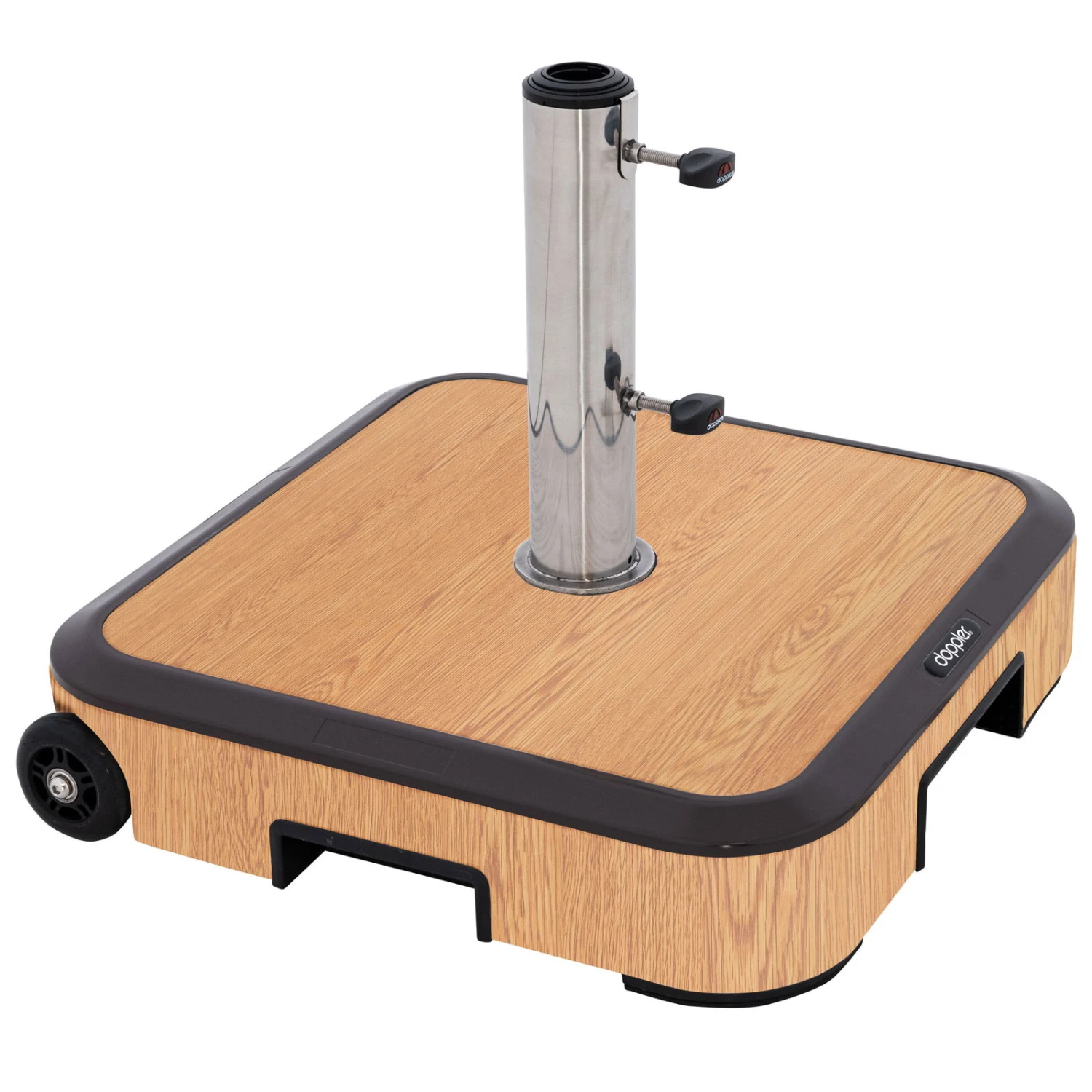 Doppler Schirmständer 'Alu Wood Trolley' Sockel, Ca. 50 Kg