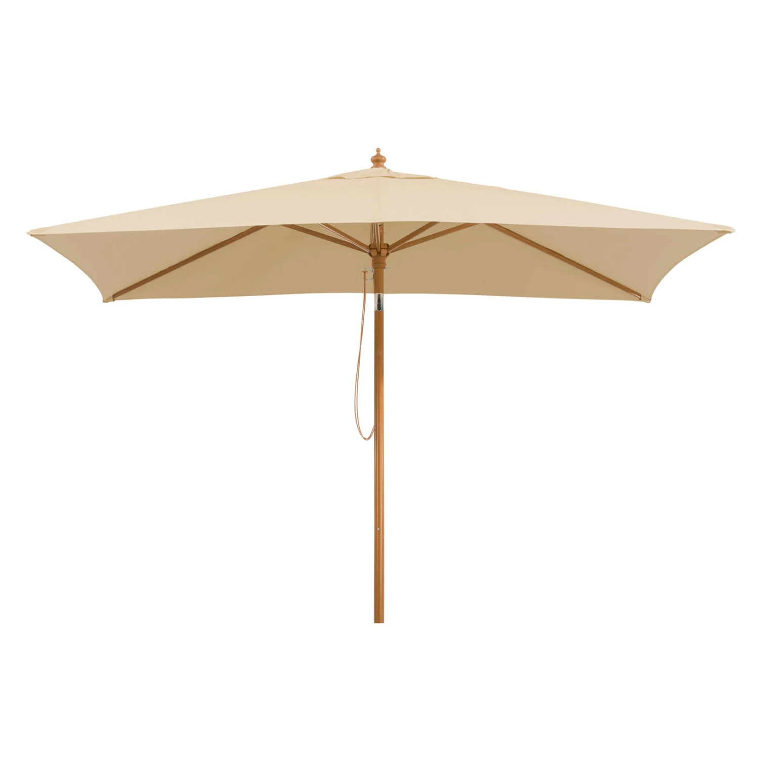 Mittelstockschirm 'Malaga', Ca. 300 X 200 Cm, Natur – Bild 2