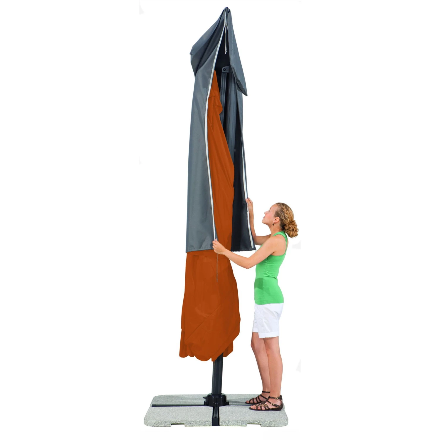 Schneider Sonnenschirm 'Rhodos', 300 X 300 Cm – Bild 5