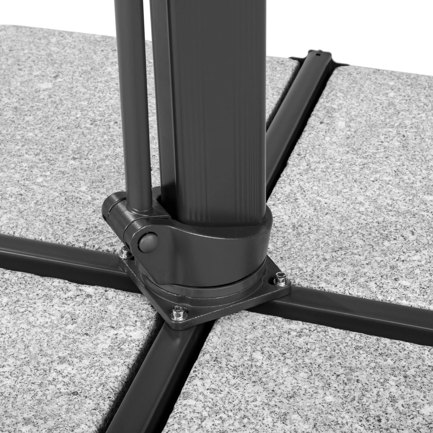 Sonnenschirm 'Rhodos Smart', Ca. 300 X 300 Cm, Natur – Bild 14