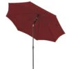 Doppler Sonnenschirm 'Active 210 Green Edition', Bordeaux, Ø 210 Cm