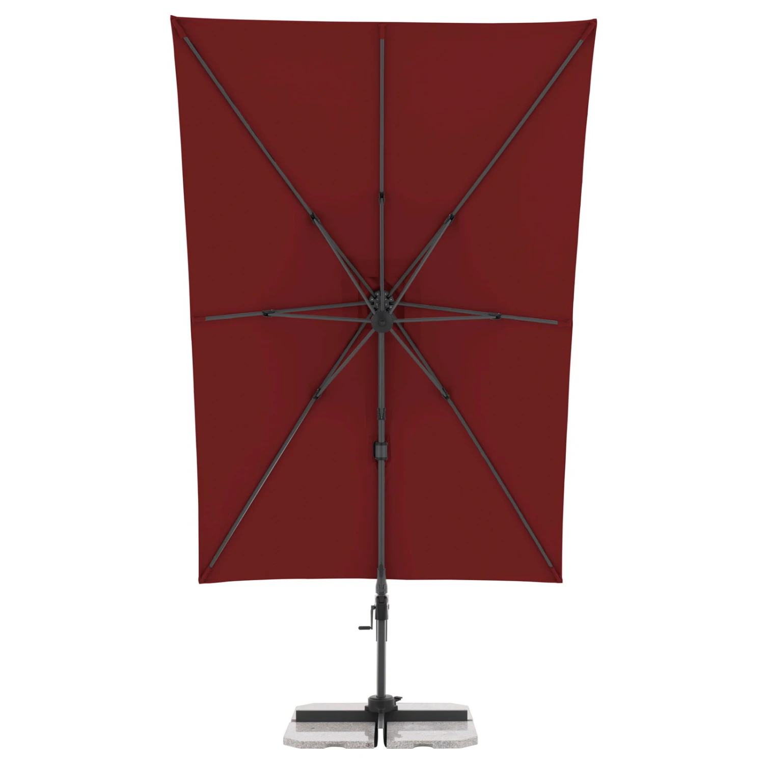 Doppler Pendelschirm 'Active Green Edition', Bordeaux, Ca. 210 X 310 Cm – Bild 14